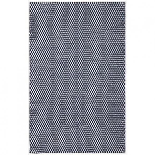 Safavieh BOS685D-4 4 x 6 ft. Small Rectangle Boston Hand Woven Bath Mats; Navy 1 Safavieh BOS685D-4 4 x 6 ft. Small Rectangle Boston Hand Woven Bath Mats; Navy