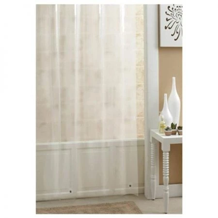 Ex-Cell Home Fashions 1ME-048O0-0899-961 70 x 71 in. Frosty Heavy Duty Shower Curtain & Liner Pack of 3