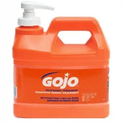 Gojo 0948-04 0.5 Gallon Hand Cleaner-Lotion Pump Dispenser; Natural Orange