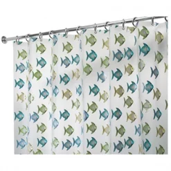 Gsi Homestyles 27780 Fishy Clear Shower Curtain