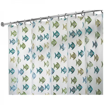 Gsi Homestyles 27780 Fishy Clear Shower Curtain