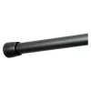 Gsi Homestyles 78574 Cameo Shower Curtain Tension Rod; Matte Black