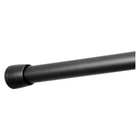 Gsi Homestyles 78574 Cameo Shower Curtain Tension Rod; Matte Black