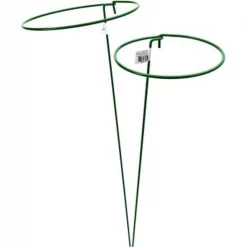Openskies 89345 8 x 8 x 36 in. Gathering Ring Plant Support; Green Powder Coated Steel