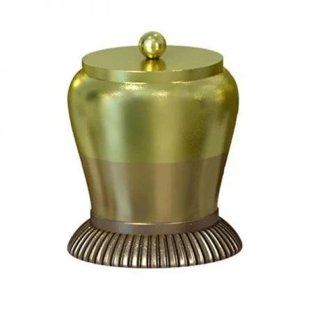 NuSteel MGN1BRH Cotton Container - Brass