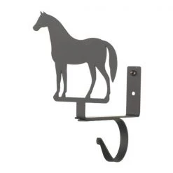 Village Wrought Iron CUR-SB-68 Horse Curtain Shelf Brackets