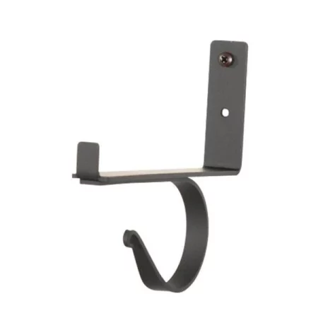 Village Wrought Iron CUR-SB-87 Plain Curtain Shelf Brackets