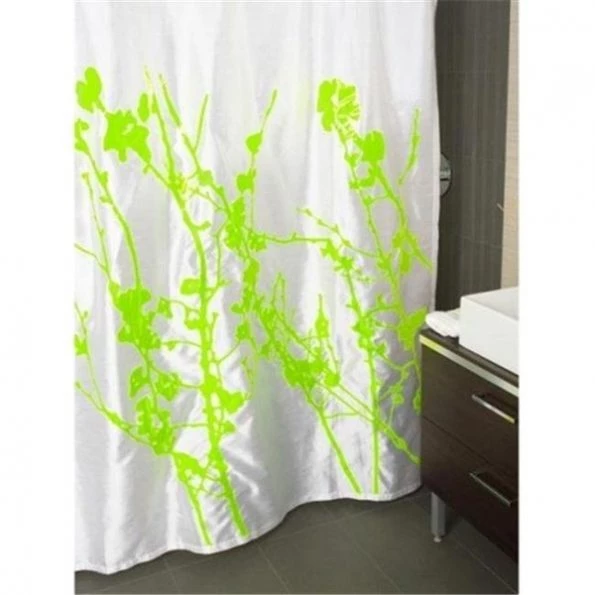 Konte BLOSSOM3 Blossom Shower Curtain - Vivid Lime 1 Konte BLOSSOM3 Blossom Shower Curtain – Vivid Lime