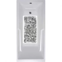 VersaTraction's Kahuna Grip Bathmat – Black Tiles