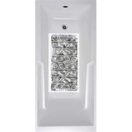 VersaTraction's Kahuna Grip Bathmat - Black Tiles