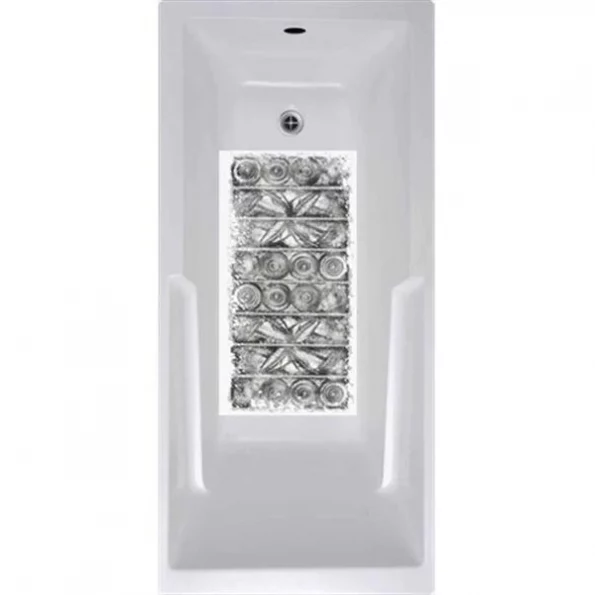 VersaTraction's Kahuna Grip Bathmat – Black Tiles