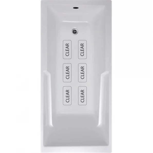 VersaTractiion's Kahuna Grip 4 in. x 9 in. Multi Use Tread Mat in Clear – Pack of 6