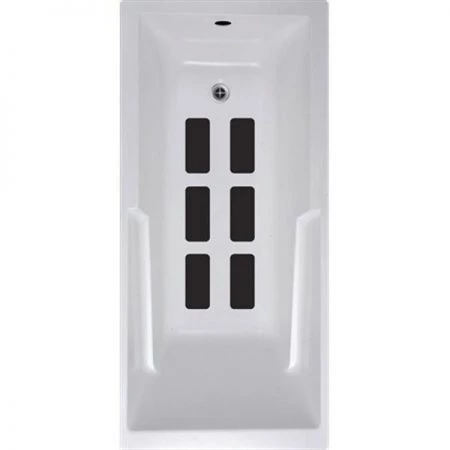 Versatraction VersaTractiion's Kahuna Grip 4 in. x 9 in. Multi Use Tread Mat in Black - Pack of 6