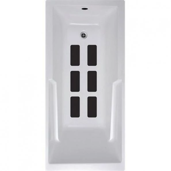 VersaTractiion's Kahuna Grip 4 in. x 9 in. Multi Use Tread Mat in Black – Pack of 6