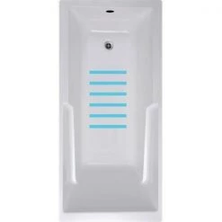 Versatraction VersaTractiion's Kahuna Grip 1 in. x 12 in. Multi Use Tread Mat in Blue - Pack of 6