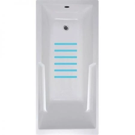 Versatraction VersaTractiion's Kahuna Grip 1 in. x 12 in. Multi Use Tread Mat in Blue - Pack of 6