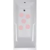 Versatraction VersaTractiion's Kahuna Grip 5 in. x 5 in. Circle Mat Pink - Pack of 5