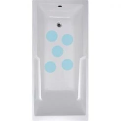 VersaTractiion's Kahuna Grip 5 in. x 5 in. Circle Mat in Blue – Pack of 5