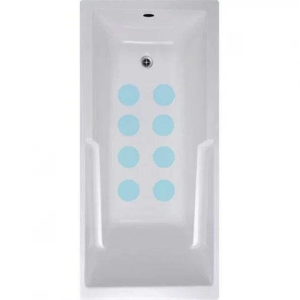 Versatraction VersaTractiion's Kahuna Grip 4 in. x 4 in. Circle Mat in Blue - Pack of 8 1 VersaTractiion's Kahuna Grip 4 in. x 4 in. Circle Mat in Blue – Pack of 8