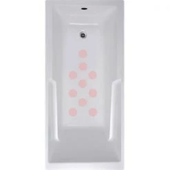 VersaTractiion's Kahuna Grip 3 in. x 3 in. Circle Mat in Pink – Pack of 10