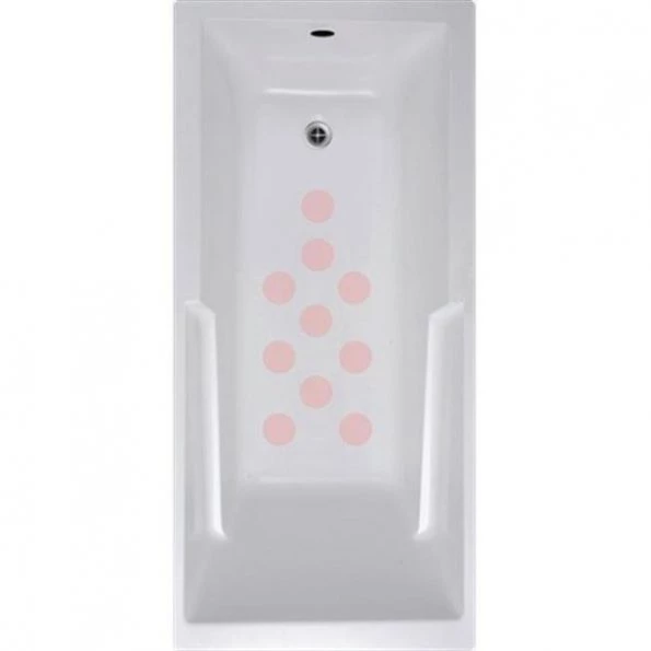 VersaTractiion's Kahuna Grip 3 in. x 3 in. Circle Mat in Pink – Pack of 10