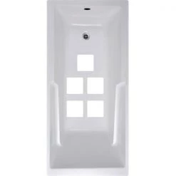 VersaTractiion's Kahuna Grip 5 in. x 5 in. Squares Mat in White – Pack of 5