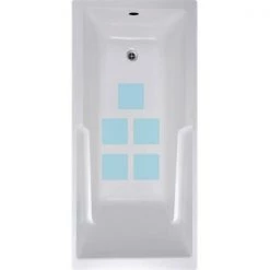 VersaTractiion's Kahuna Grip 5 in. x 5 in. Squares Mat in Blue – Pack of 5