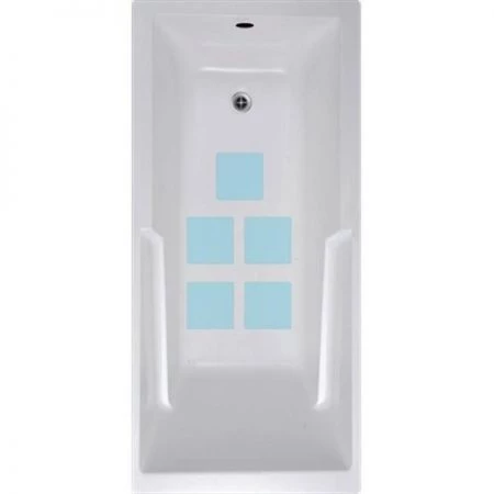 Versatraction VersaTractiion's Kahuna Grip 5 in. x 5 in. Squares Mat in Blue - Pack of 5