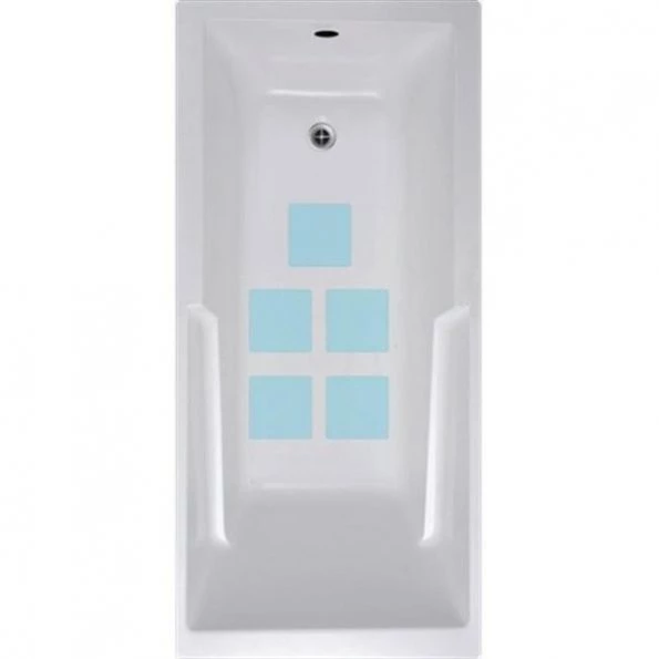 VersaTractiion's Kahuna Grip 5 in. x 5 in. Squares Mat in Blue – Pack of 5