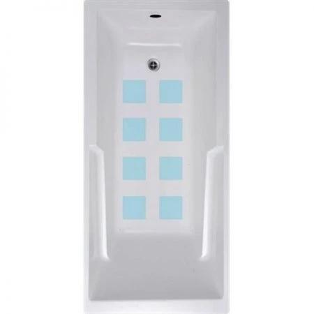 Versatraction VersaTractiion's Kahuna Grip 4 in. x 4 in. Squares Mat in Blue - Pack of 8