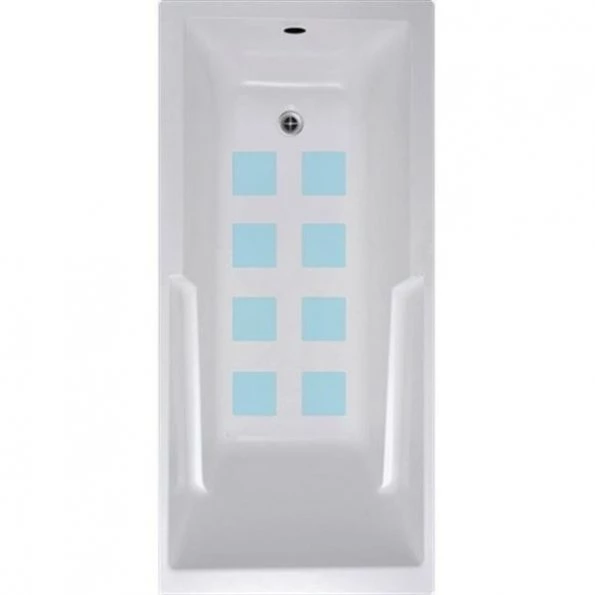 Versatraction VersaTractiion's Kahuna Grip 4 in. x 4 in. Squares Mat in Blue - Pack of 8 1 VersaTractiion's Kahuna Grip 4 in. x 4 in. Squares Mat in Blue – Pack of 8