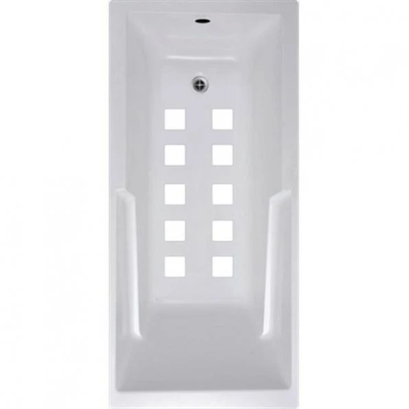 VersaTractiion's Kahuna Grip 3 in. x 3 in. Squares Mat in White – Pack of 10