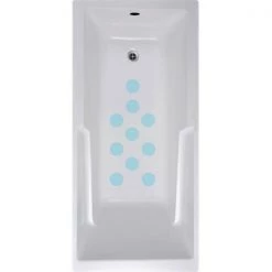 VersaTractiion's Kahuna Grip 3 in. x 3 in. Squares Mat in Blue – Pack of 10