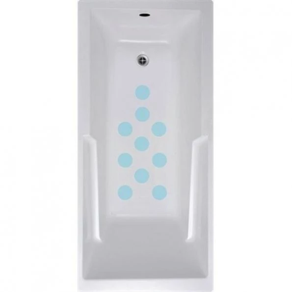 VersaTractiion's Kahuna Grip 3 in. x 3 in. Squares Mat in Blue – Pack of 10