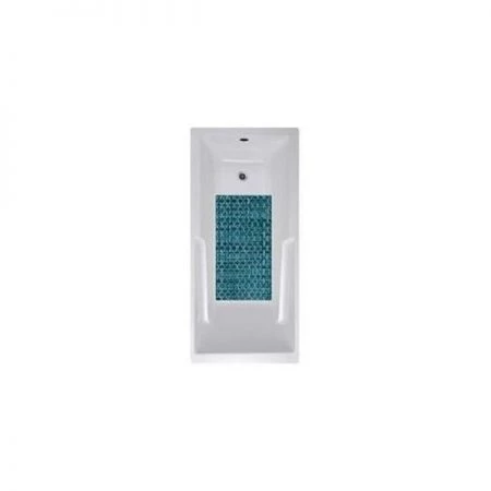 No Slip Mat NSM-WWBL 14 x 27 in. NSM Woven Weave Blue