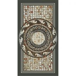 VersaTraction's Kahuna Grip Bathmat - Mosaic Medallion