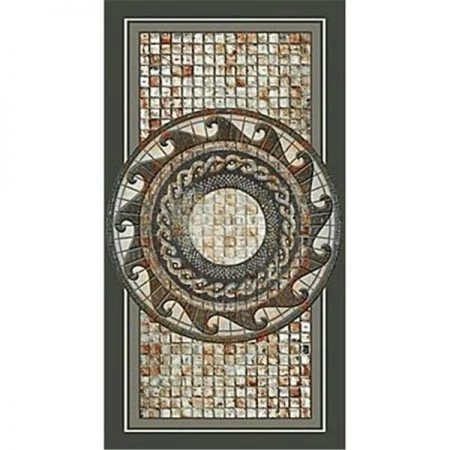 VersaTraction's Kahuna Grip Bathmat - Mosaic Medallion