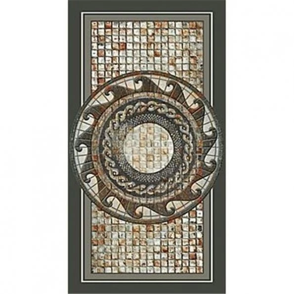 VersaTraction's Kahuna Grip Bathmat - Mosaic Medallion 1 VersaTraction's Kahuna Grip Bathmat – Mosaic Medallion