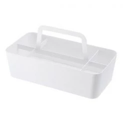 YAMAZAKI home 2725 5.9 x 11.8 in. Tower Tool Box – Large; White