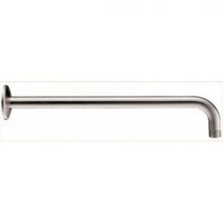 D2D Technologies 15 in. Right Angle Shower Arm with Flange in Brushed Nickel