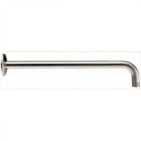 D2D Technologies 15 in. Right Angle Shower Arm with Flange in Brushed Nickel