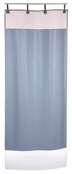 Shower Curtain System, 40" W, 87" L