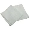 R & R Textile Wash Cloth, 12x12 In, White, PK12, Weight: 1 lb. per Dozen
