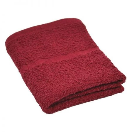 R & R Textile Hand Towel, 16x27 In, Burgundy, PK12