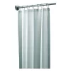 Bradley Shower Curtain, Vinyl, White, 72" W, 72" L