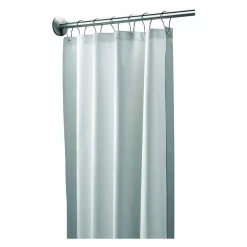 Shower Curtain, Vinyl, White, 36" W, 72" L