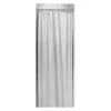 Bradley Shower Curtain, Nylon Vinyl, White, 42" W, 78" L