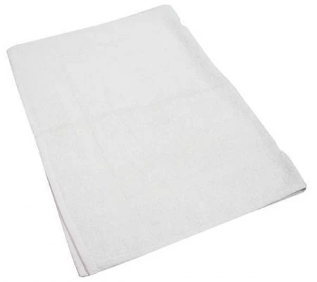 R & R Textile Bath Mat, 20x30 In., White, PK12