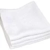 R & R Textile Wash Cloth, 13x13 In, White, PK12