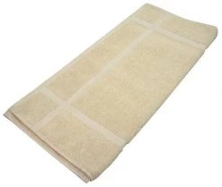 R & R Textile Bath Mat, 21x34 In. Beige, PK12